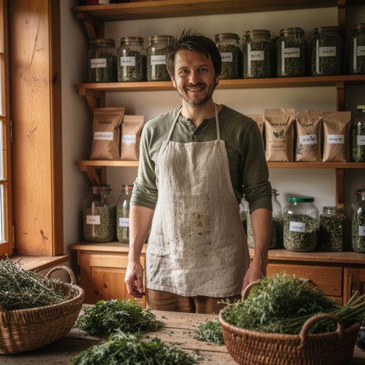Čaj z paliny s bohatou arómou a zemitou horkosťou v šálke.