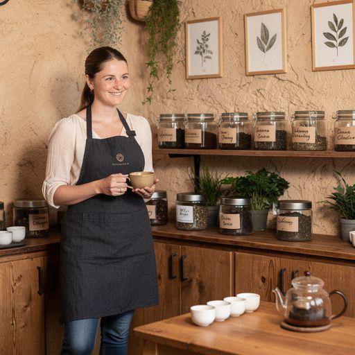 Zelené lístky paliny rozložené na drevenom stole, pripravené na lúhovanie.